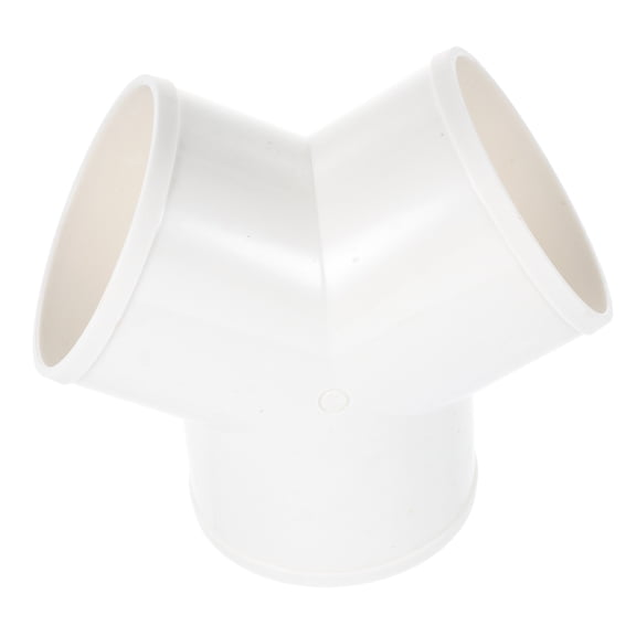 BESTYASH White Y Shaped Three Way Vent Duct Connector for Home Dryer Vent and Exhaust