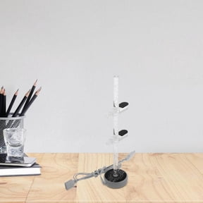 BESTYASH Vertical GPU Support Stand with Seaside Acrylic Design and ARGB Lighting for Enhanced Graphics Card Stability