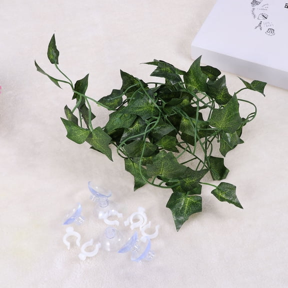 BESTYASH Jungle Vines for Reptile Habitat Green PU Vines with Metal Core for Bending and Decorating