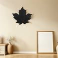 Rustic Fall Thumbnail BESTYASH Rustic Fall Metal Leaves Wall Sculpture Black Vintage Iron ...