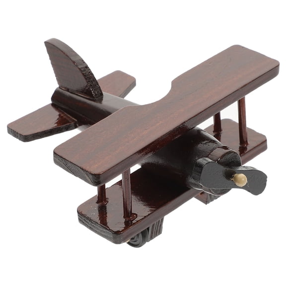 BESTYASH Vintage Wooden Helicopter Model for Airplane Decor and Collectible Gift for Learning and Play