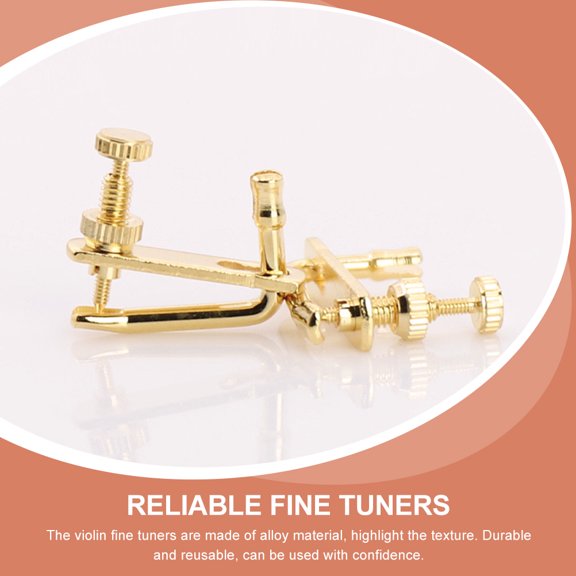 BESTYASH Viola Violin Tuners 4Pcs Classic Style Alloy with String Stability