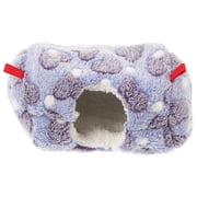 BESTYASH Small Hamster Plush Bed and Nest for Winter Warmth, Cozy Small Animal Bedding, 1 Set