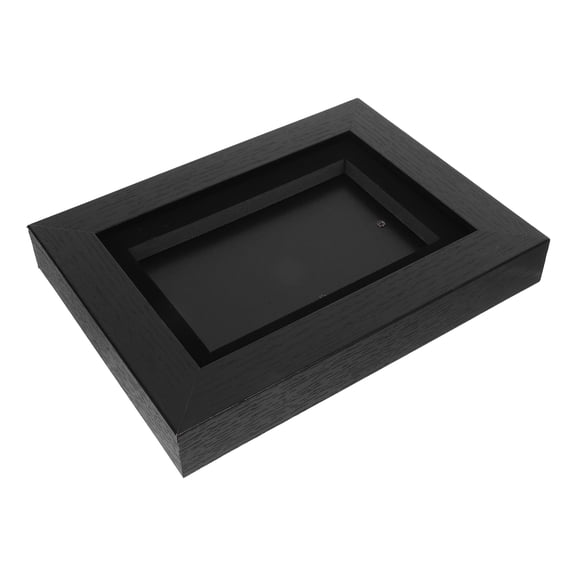 BESTYASH Single Card Display Frame Black Wall Mount for Game Cards with Premium Clear Front