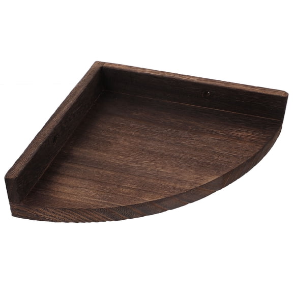 BESTYASH Wall Mounted Coffee Wood Floating Shelf for Kitchen and Bedroom Storage