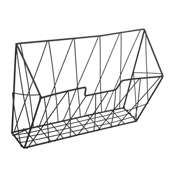 BESTYASH Wall Mounted Metal Magazine Holder for Bathroom and Office with Stylish Minimalist Design