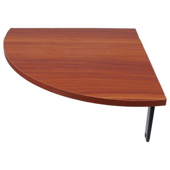 BESTYASH Wall Mounted Wood Corner Shelf Floating with Smooth Curved Design for Home Decor