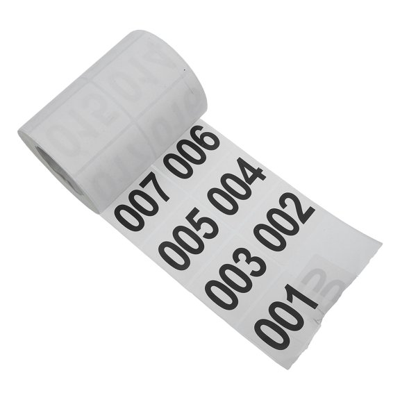 BESTYASH Warehouse Labels Roll with Self Adhesive Consecutive Number Stickers for Home Inventory Organization