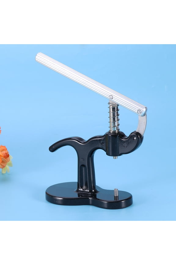 Watch Press Set for Fixing Snap Back Type Watches with 10 Different Size ABS Presses Black ABS and Metal