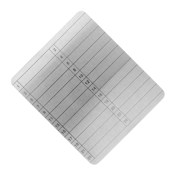 BESTYASH Waterproof Fire Resistant Crypto Seed Storage Plate Stainless Steel Metal Wallet for Secure Backup