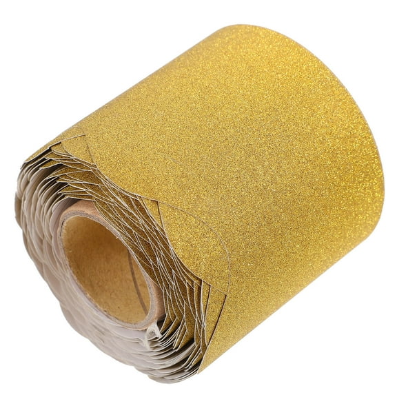 BESTYASH Portable Plated Gold Border Trim for Bulletin Boards Whiteboards and Blackboard Decoration