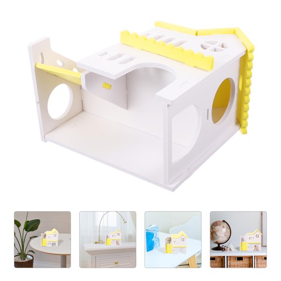 BESTYASH Wear House PVC Material Small Pet Hideout and Sleeping Nest Yellow