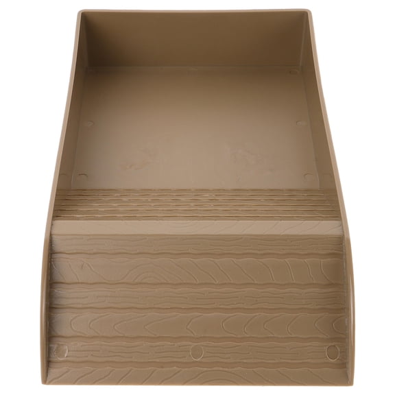 BESTYASH Wear Resistant Turtle Basking Platform Light Brown Plastic Ramp for Aquarium Decor