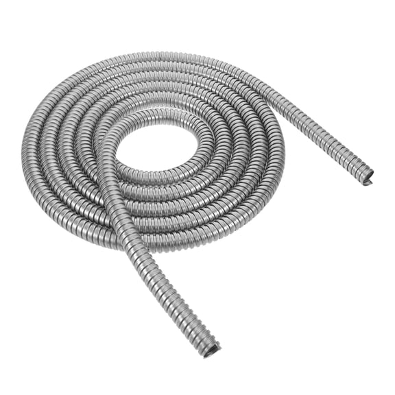 BESTYASH Weather Resistant Stainless Steel Cable Concealer Flexible Conduit for Wall Wire Hiding