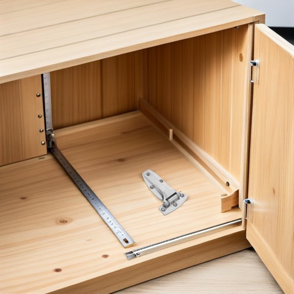 BESTYASH Weather Resistant Stainless Steel T Hinges Heavy Duty Cabinet Replacement Hardware