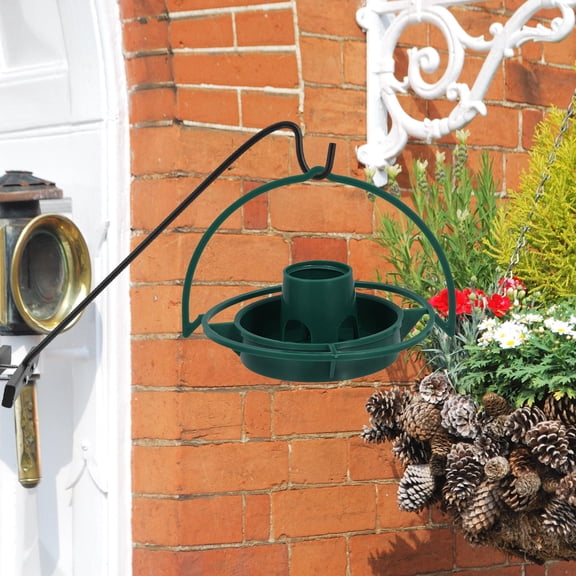 BESTYASH Weather Resistant Steel Bird Feeder Pole for Deck with 360 Degree Swivel Feature