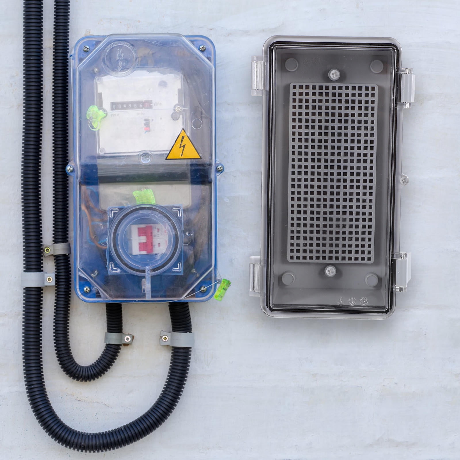 BESTYASH Weatherproof Outdoor Plastic Junction Box with Clear ...