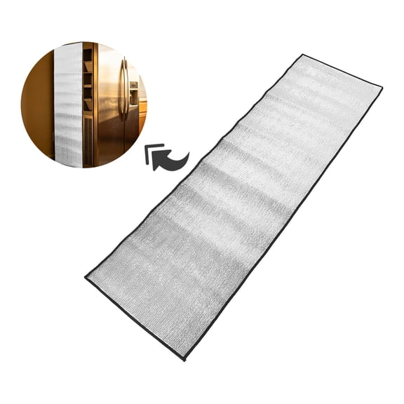 BESTYASH Weatherproof Refrigerator Side Cover with Reflective Insulation for Outdoor and Indoor Freezers