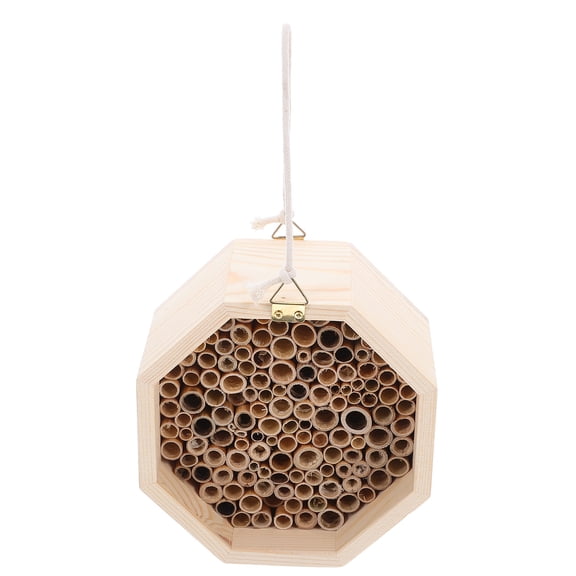 BESTYASH Bestyash Wooden Insect Hotel for Garden Bees Ladybugs and Butterflies Weatherproof Easy Install
