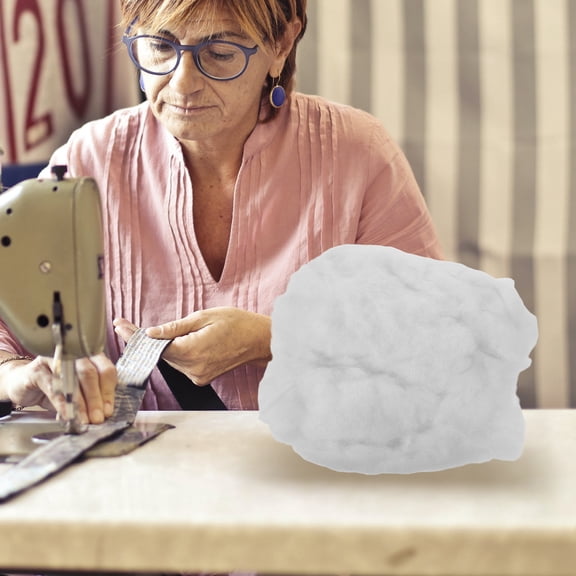 BESTYASH White 3D PP Cotton Polyester Fiber Fill Pillow and Cushion Stuffing for DIY Crafts