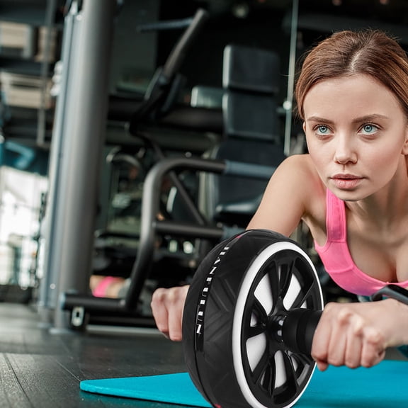 BESTYASH Exercise Roller White for Targeted Abdomen Training and Daily Fitness Use