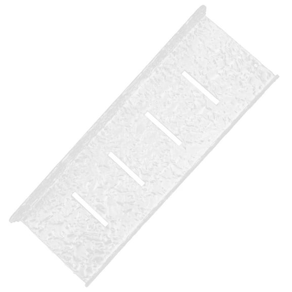 BESTYASH White Acrylic Bathroom Wall Shelf Floating Storage Rack Wall Mounted Organizer for Home Use