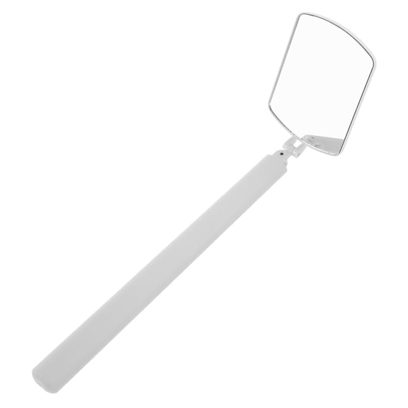 BESTYASH White Acrylic Lash Mirror for Salon Use with Ergonomic Handle and Precise Reflection