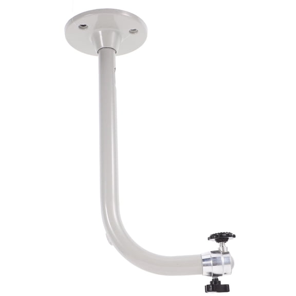 BESTYASH Adjustable L-Shaped Camera Wall Mount, White Aluminum, Sturdy and Versatile