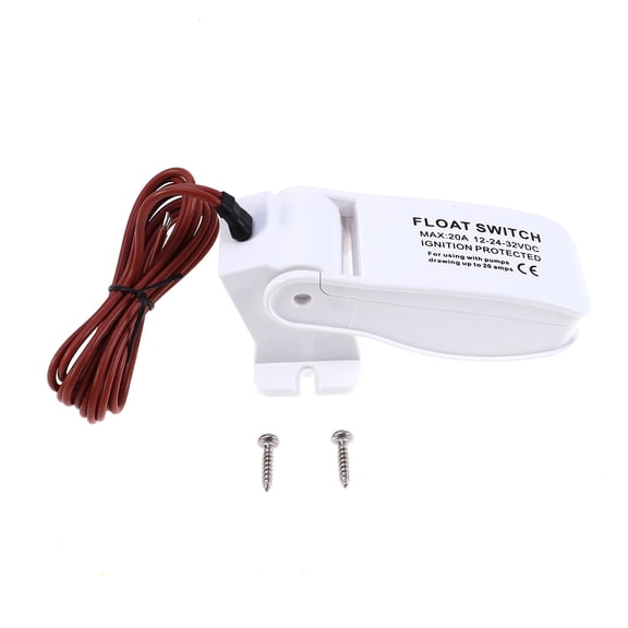 BESTYASH White Automatic Bilge Pump Float with Thermoplastic Sensor for Marine Use