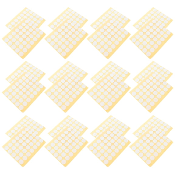 BESTYASH White Candle Wick Stickers Strong Acrylic Double Sided Adhesive Dots for Candle Supplies