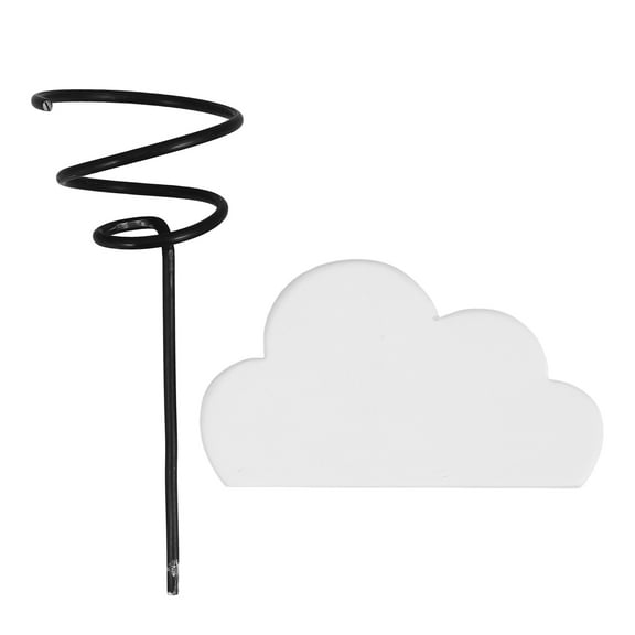 BESTYASH White Concrete Tabletop Air Plant Holder for Tilsia and Artificial Plants