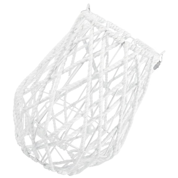 BESTYASH White Decorative Woven Candle Holder Lantern Perfect for Living Or Dining Room