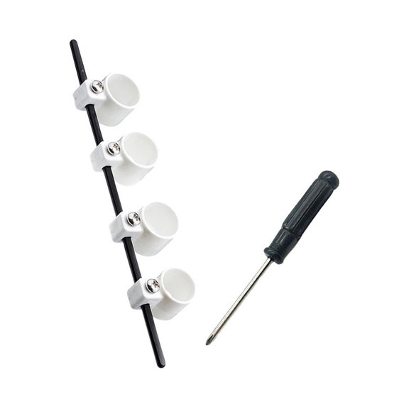 BESTYASH White Finger Expander with Adjustable Rings for Adult Instrument Beginner Exercise