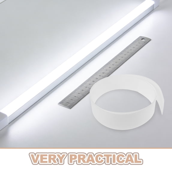 BESTYASH White Flexible LED Strip Light Diffuser Sheet for Even Lighting and Installation Solutions