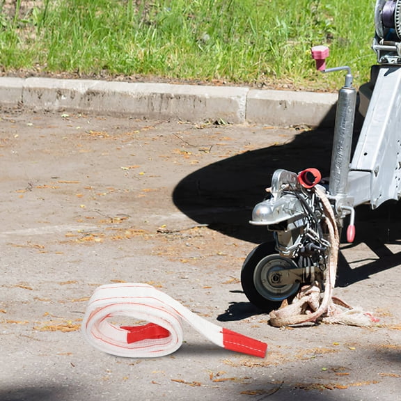 BESTYASH White Industrial Lifting Sling Strap Safety Assurance for Crane Tow and Vehicle Recovery