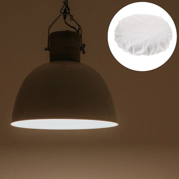 BESTYASH White Lamp Shade Diffuser Cover for Pendant Lights Hanging Light Barrier Protects Lampshade and Reduces Glare