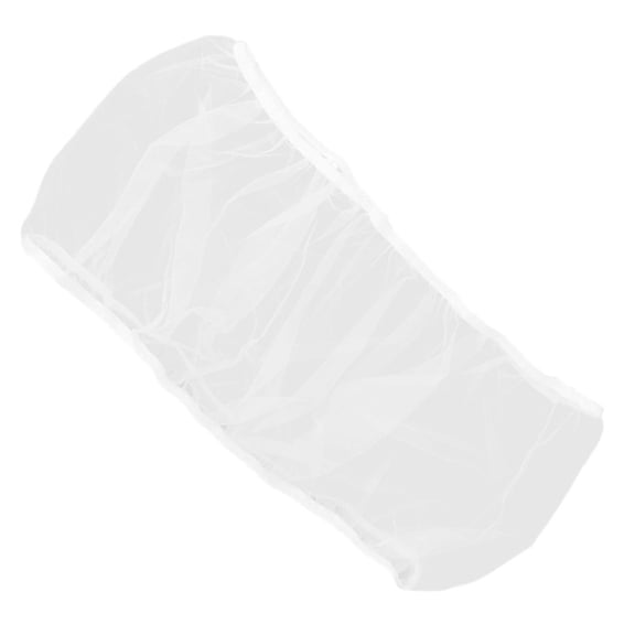 BESTYASH White Nylon Mesh Birdcage Seed Guard Cover with Detachable Easy Wash Design