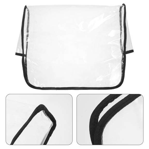 BESTYASH White PVC Sofa Back Cushion Protector Cover Waterproof for Home Sofa