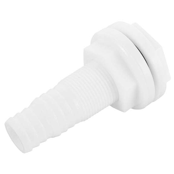 BESTYASH White Plastic Boat Drain Scupper Valve for Easy Installation and Marine Water Drainage