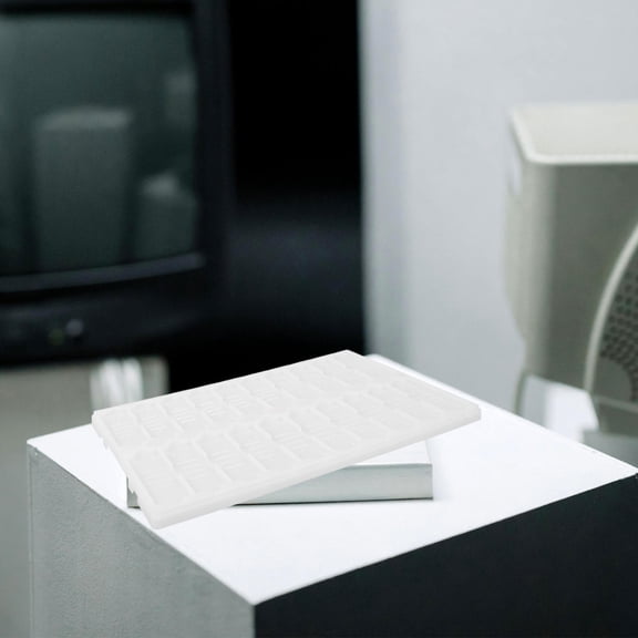 BESTYASH White Plastic Microscope Slide Staining Holder Tray with Quick Drying Function for Laboratory Use