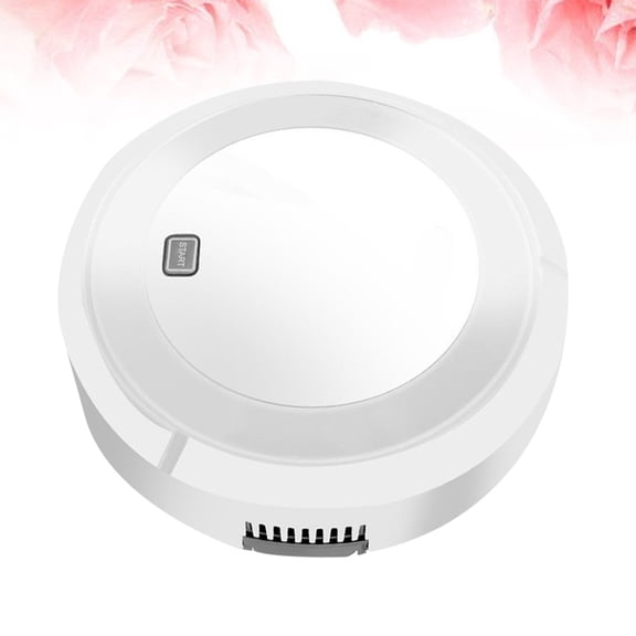 BESTYASH Automatic Carpet Cleaner and Dust Catcher White Smart Floor Vacuum for Home Cleaning