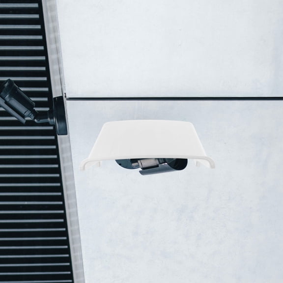 BESTYASH White Waterproof Plastic Universal Outdoor Camera Rain Cover Protective Shield for Home Security