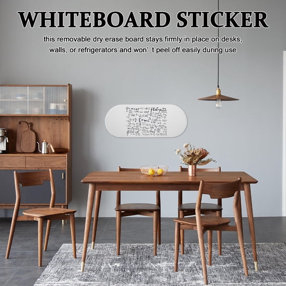 BESTYASH Whiteboard Sticker Self Adhesive Dry Erase Board for Office Walls and Desks
