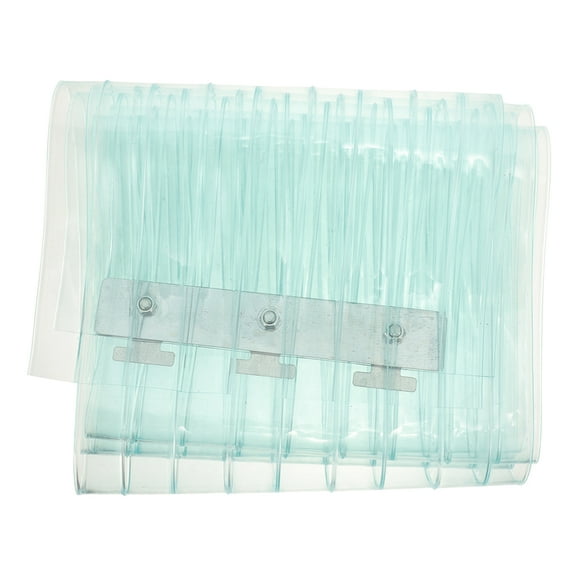 BESTYASH Windproof Door Curtain for Garage Door Sky-blue PVC 1Set