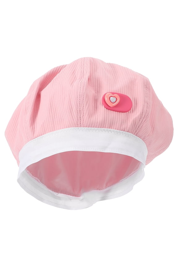 Women Beret Hat Pink Polyester 1Set Retro Accessory For Casual Wear