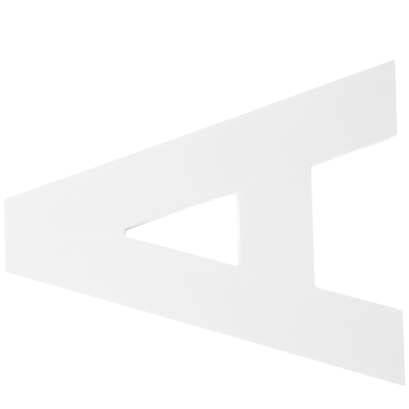 BESTYASH Wood Block Letters White Wooden Letter Decoration for Home Decor 1Pcs