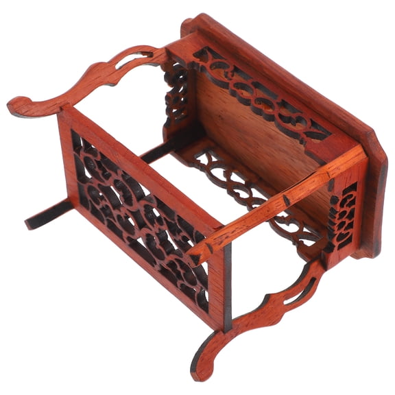 BESTYASH Wooden Bonsai Display Stand Indoor Plant Holder Red Rosewood for Art Piece Decorative Shelf