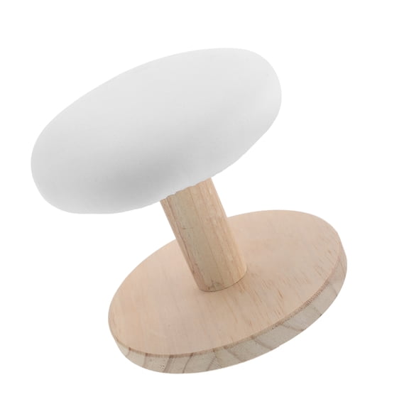 BESTYASH Wooden Round Ironing Table with Cloth Cover for Precise Clothes Ironing and Sewing Projects