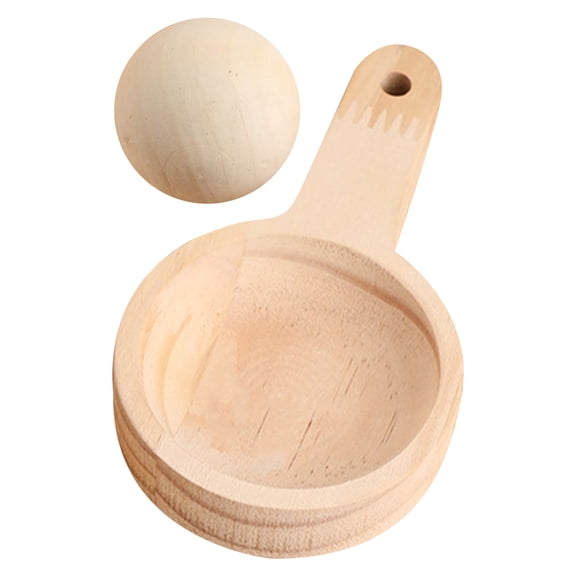 BESTYASH Dumpling Skin Maker Light Brown Wooden Press Tool for Kitchen