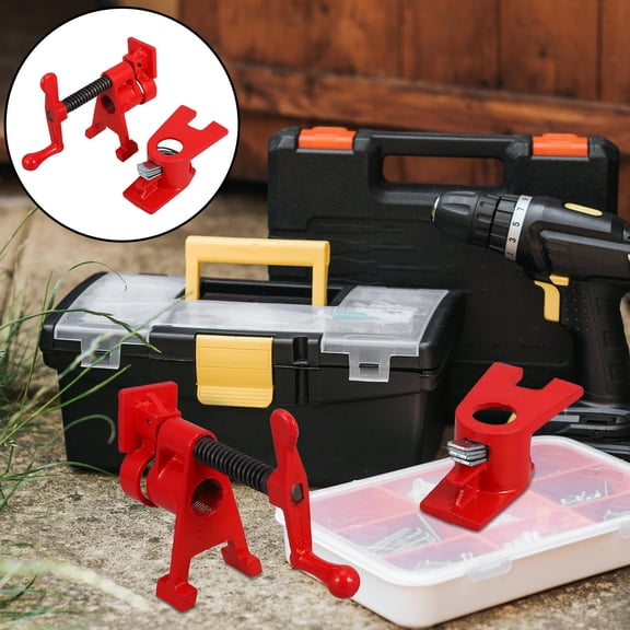 BESTYASH Woodworking clamps Set with Steel and Rubber Material for Reliable /4 Inch